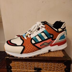 The Simpsons x adidas ZX 10000 'Krusty Burger' sneakers.